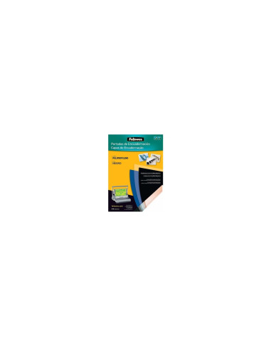 FELLOWES 54772 PACK DE 100 PORTADAS DE POLIPROPILENO NEGRAS TAMAÍ‘O A4 500 MICRAS