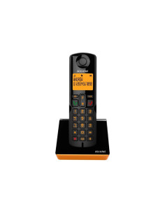 Alcatel S280 SOLO ORANGE Teléfono DECT Identificador de llamadas Negro, Naranja