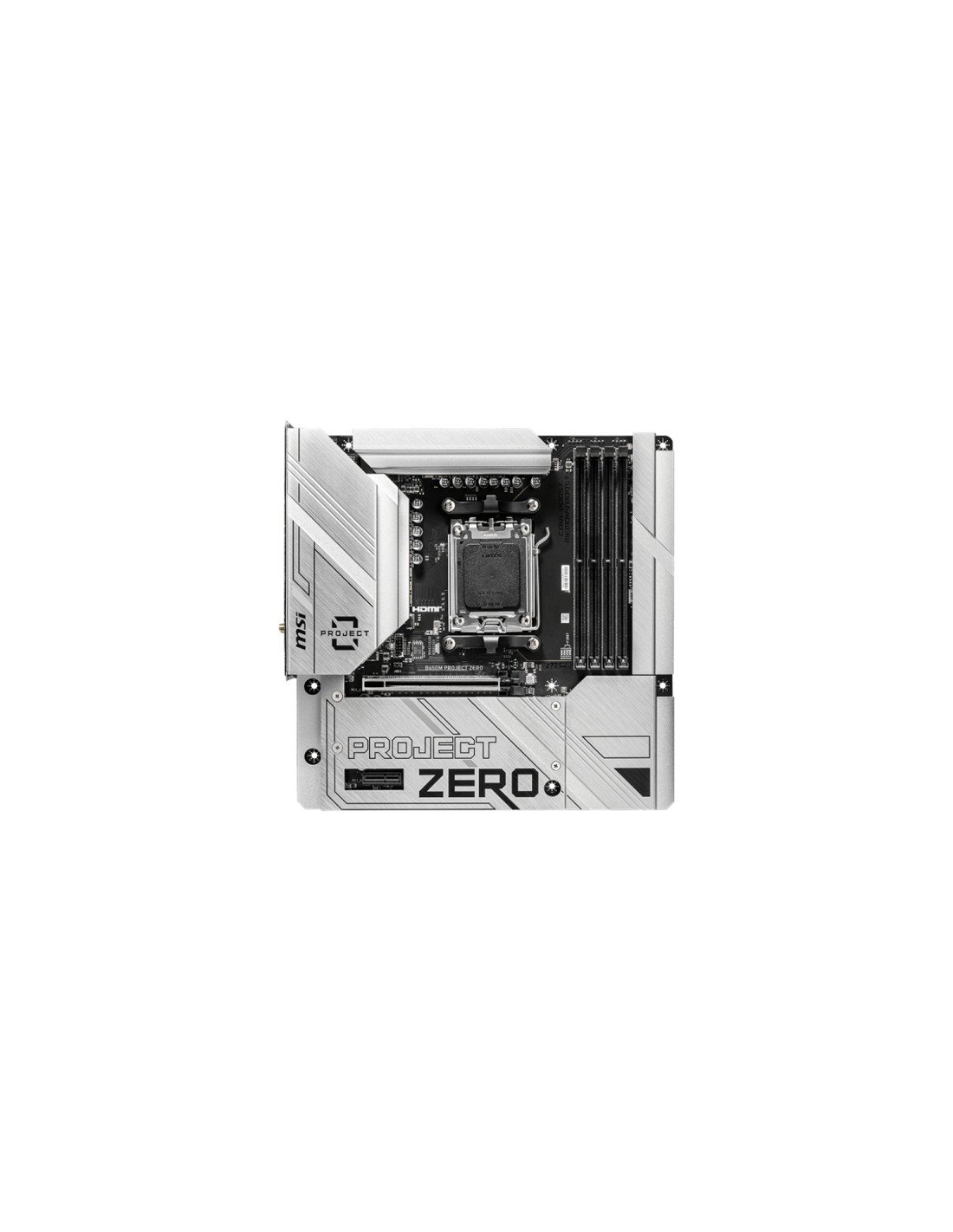 MSI B650M PROJECT ZERO placa base AMD B650 Zócalo AM5 micro ATX