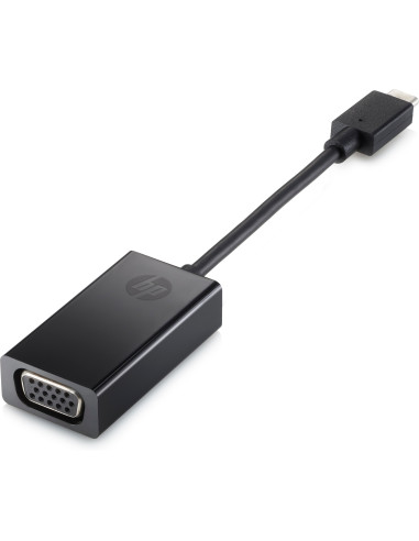 HP USB-C to VGA Adapter Adaptador gráfico USB Negro