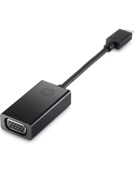 HP USB-C to VGA Adapter Adaptador gráfico USB Negro