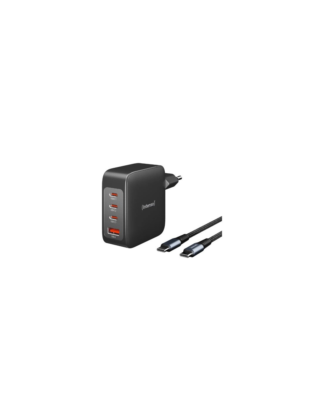 Intenso 7814010 adaptador e inversor de corriente Interior 140 W Negro