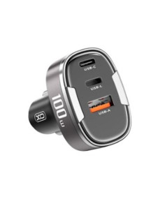 CARGADOR MECHERO 3 X USB 100W