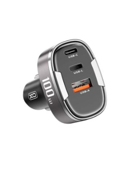 CARGADOR MECHERO 3 X USB 100W